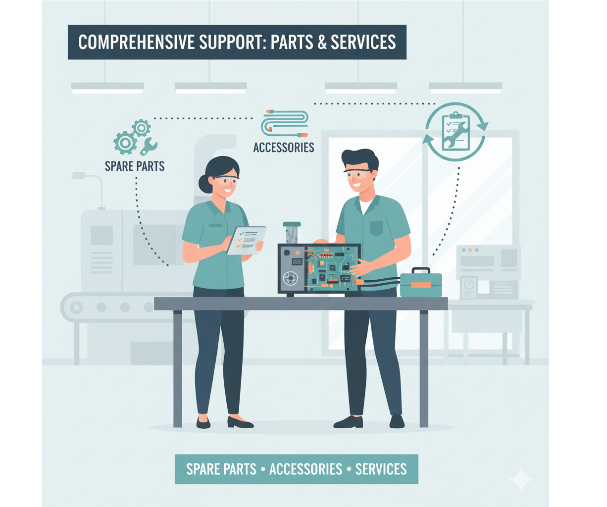 ACE analysers montage